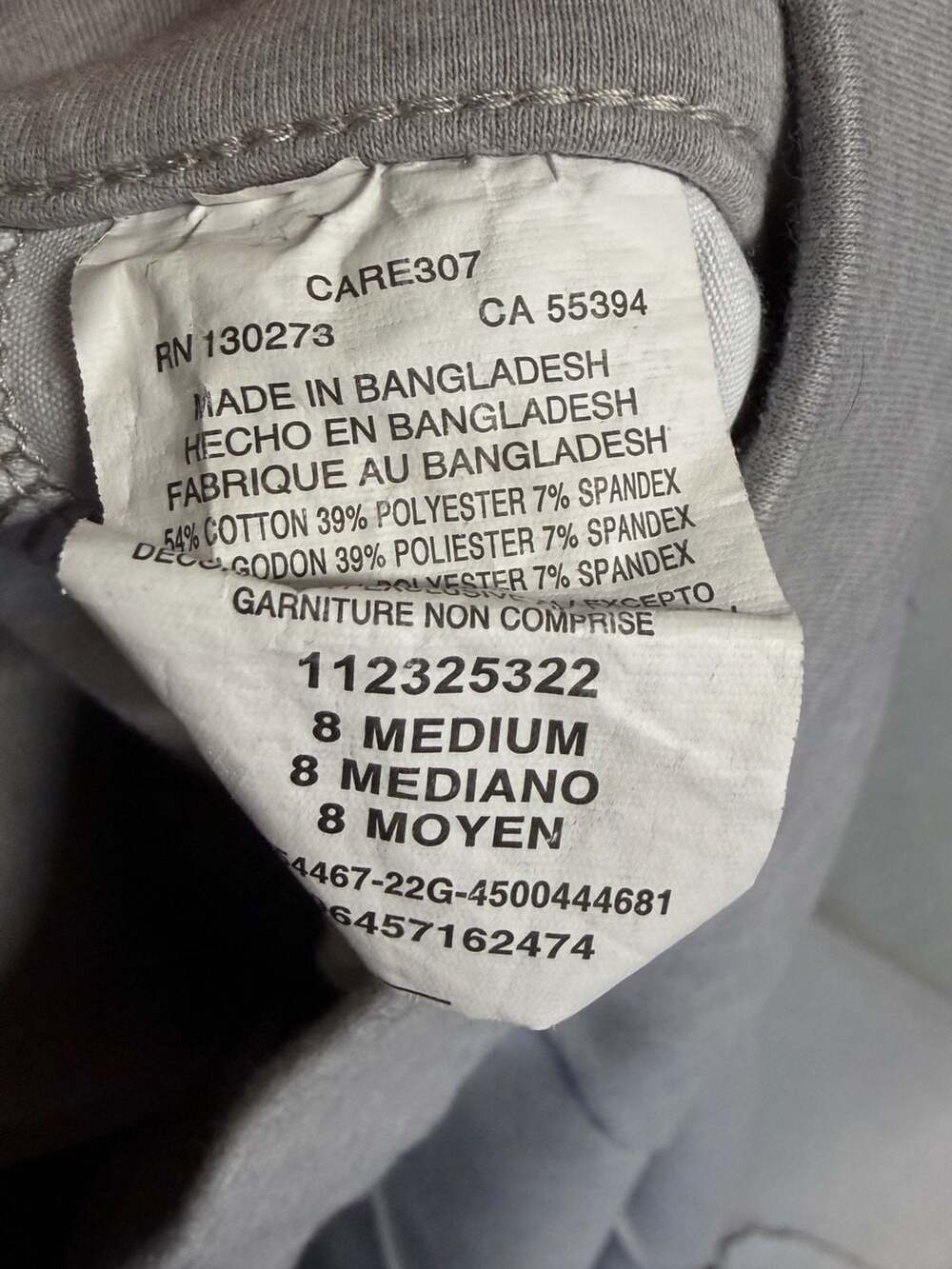Lee Women's Gray Wide Leg Knit Pants Size Medium - Picture 3 of 4
